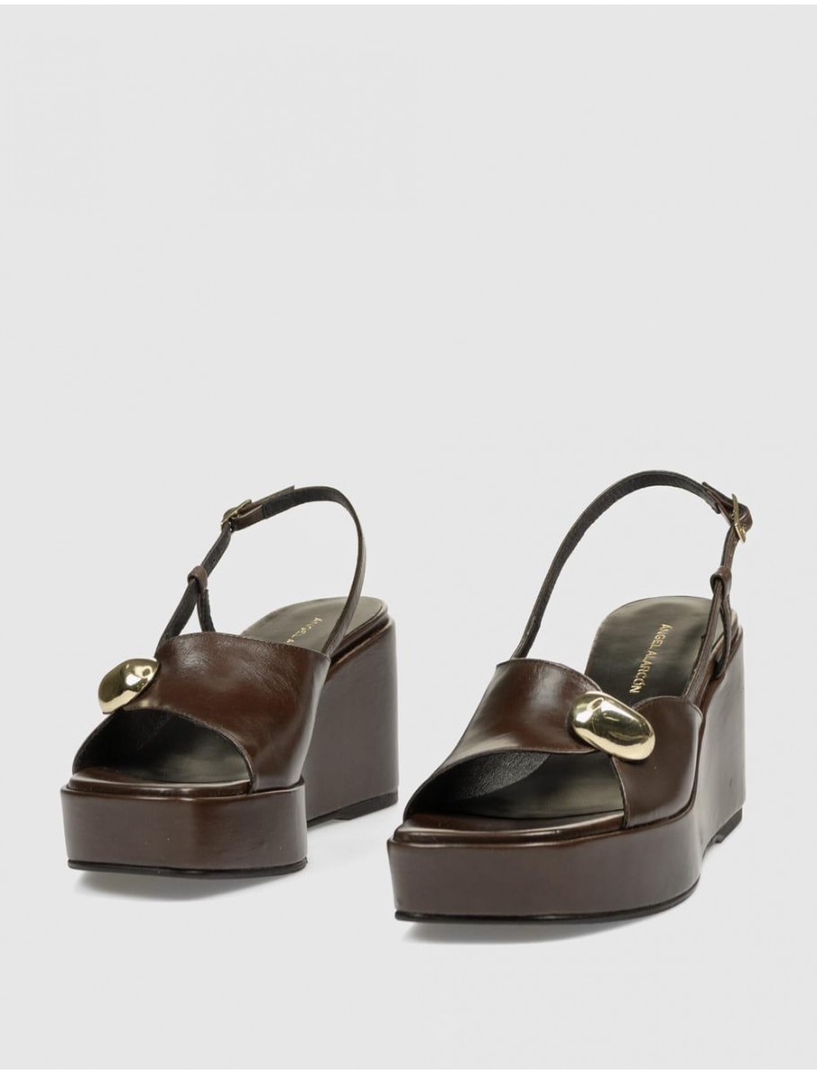 SANDALIA ANGEL ALARCON 26086 MARRoN