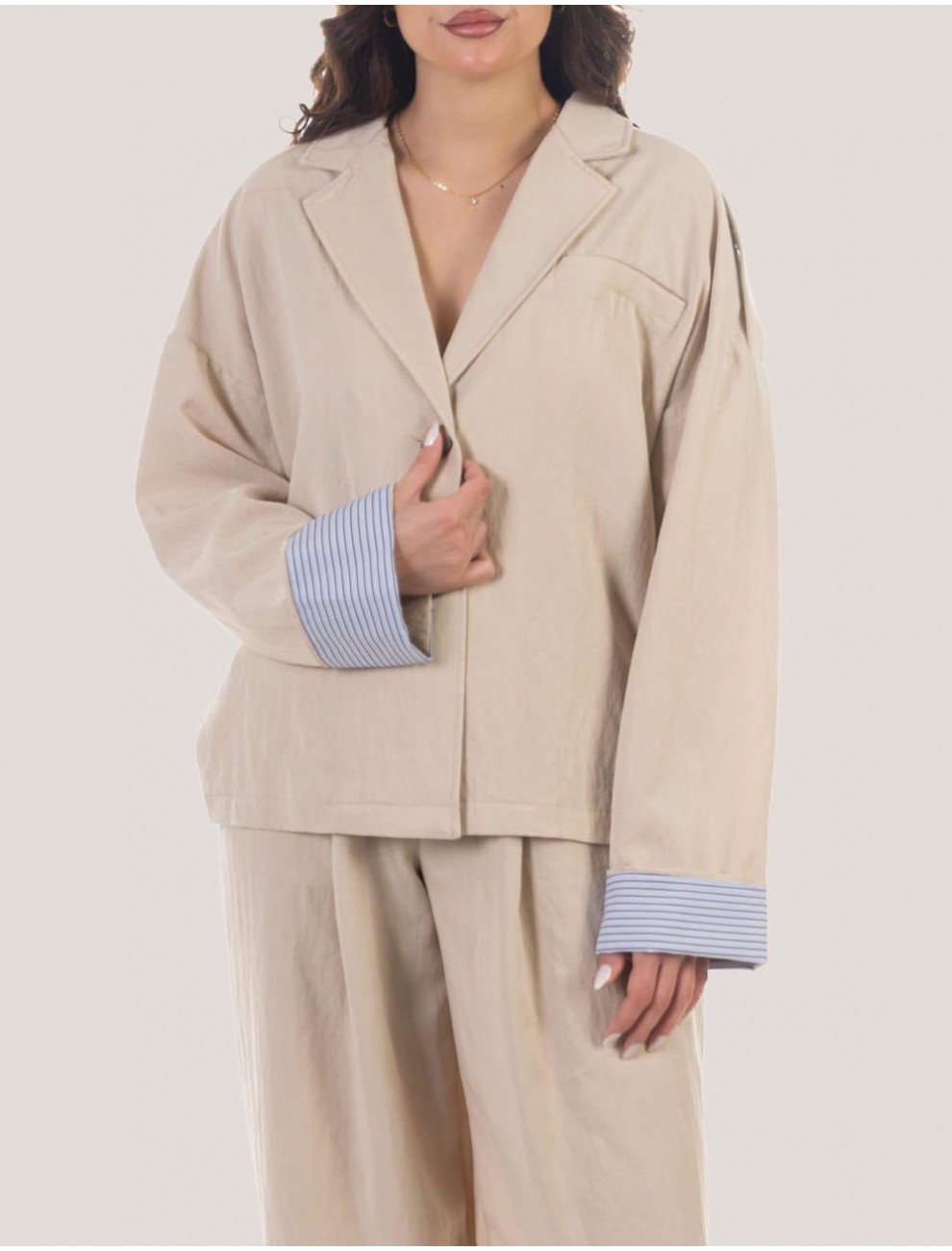 CHAQUETA OBVIO BASTRO BEIG