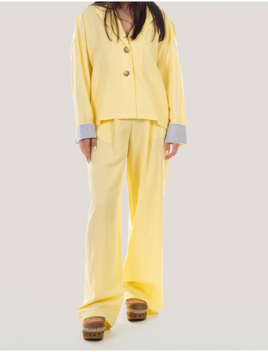 PANTALoN OBVIO ORIAL AMARILLO