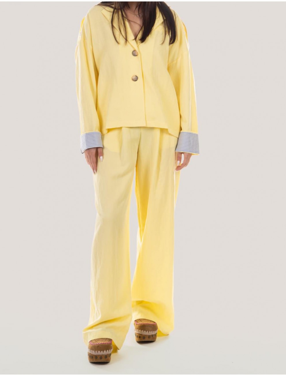 PANTALoN OBVIO ORIAL AMARILLO