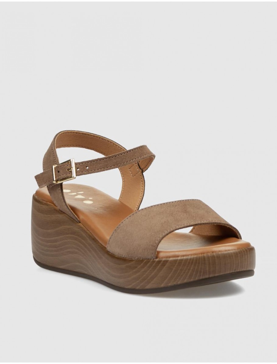 SANDALIA OBVIO SHOES LEONOR MARRoN