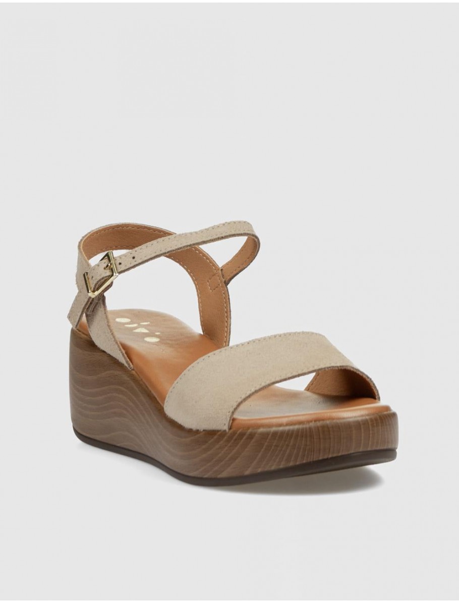 SANDALIA OBVIO SHOES LEONOR TAUPE