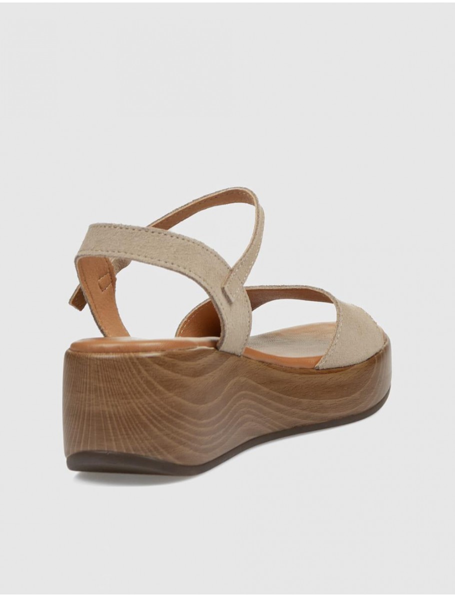 SANDALIA OBVIO SHOES LEONOR TAUPE