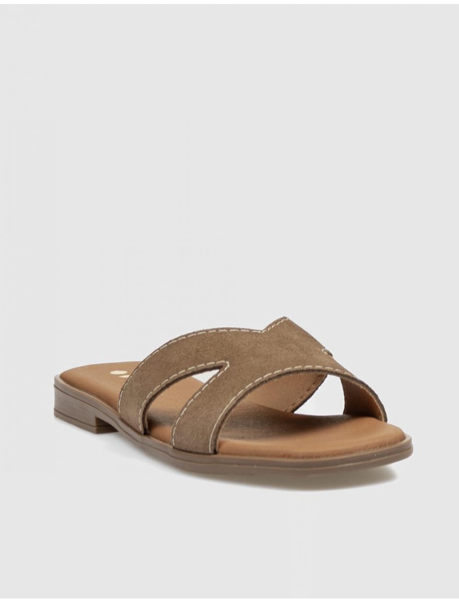 SANDALIA OBVIO SHOES MARCELA MARRoN