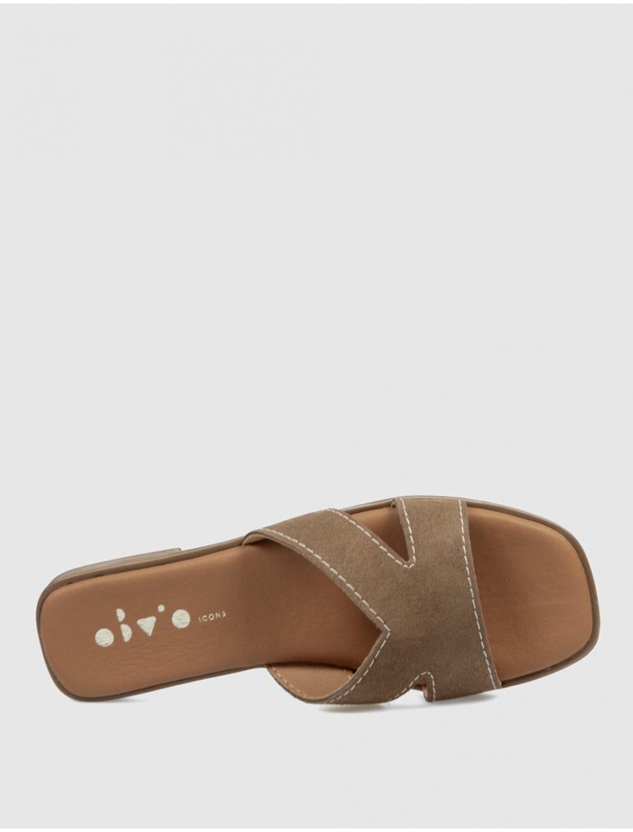 SANDALIA OBVIO SHOES MARCELA MARRoN