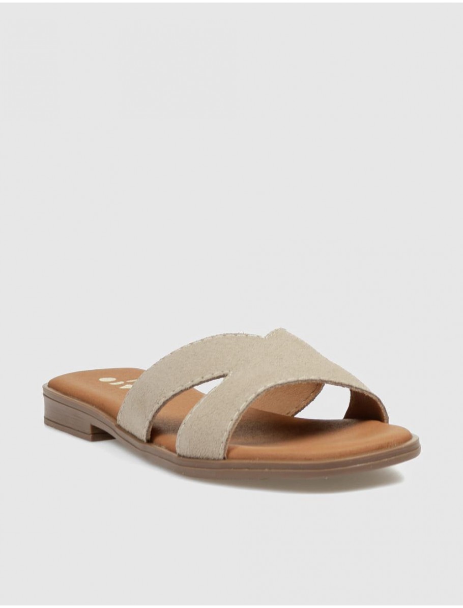 SANDALIA OBVIO SHOES MARCELA TAUPE