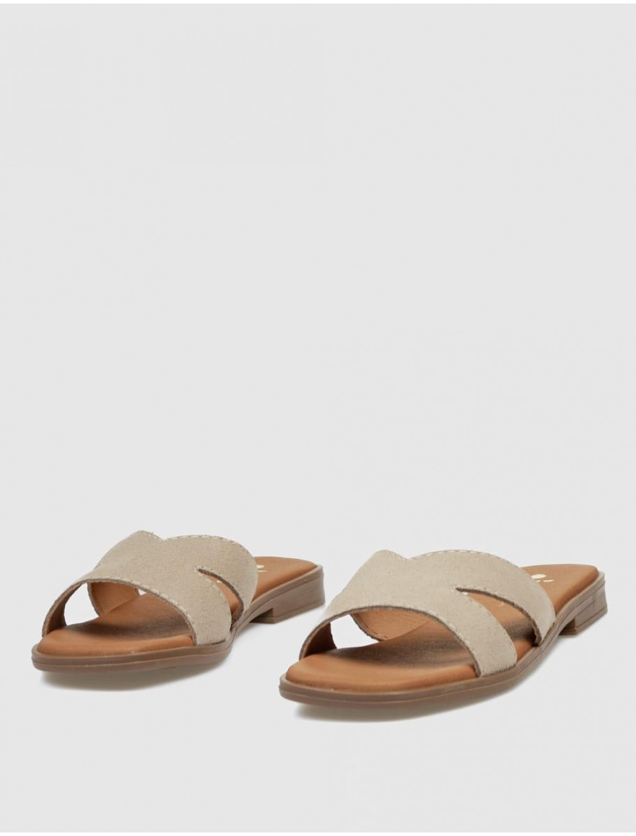 SANDALIA OBVIO SHOES MARCELA TAUPE