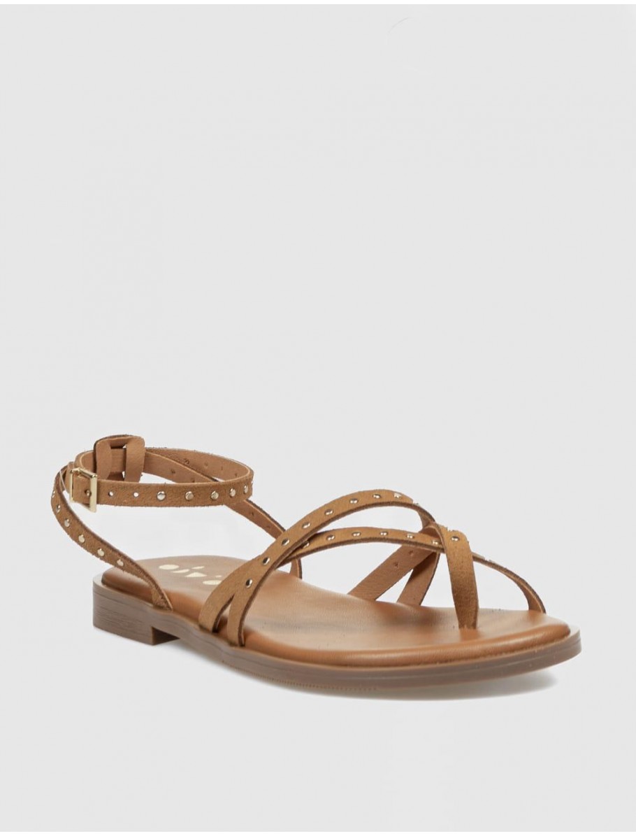 SANDALIA DE DEDO OBVIO NELIA CaMEL