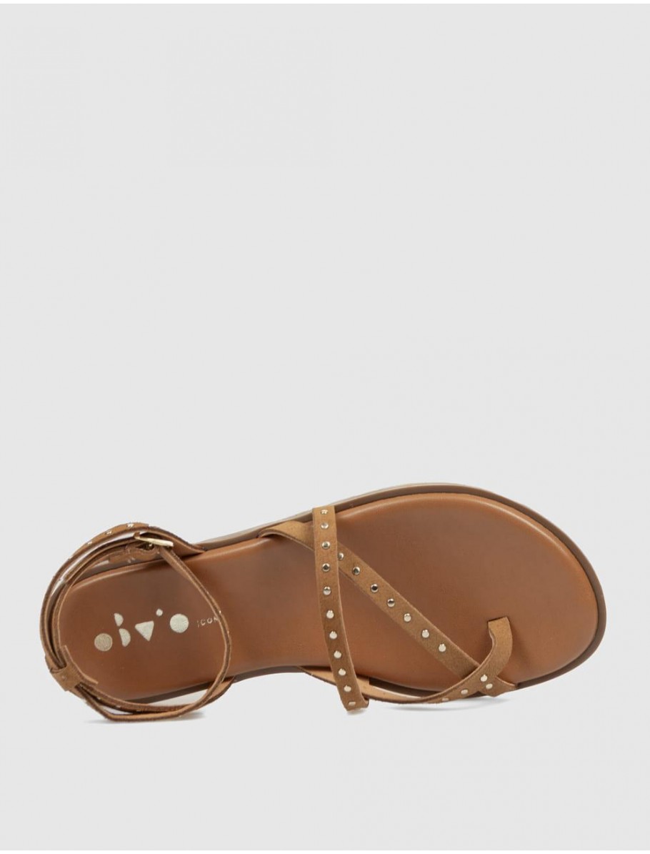 SANDALIA DE DEDO OBVIO NELIA CaMEL