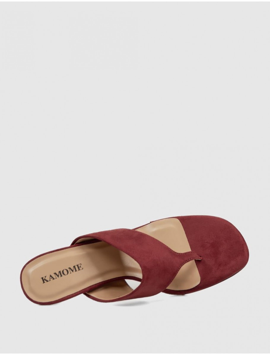 SANDALIA DE DEDO KAMOME TRENDS ZETA ROJO