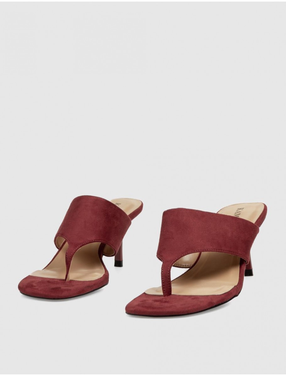 SANDALIA DE DEDO KAMOME TRENDS ZETA ROJO
