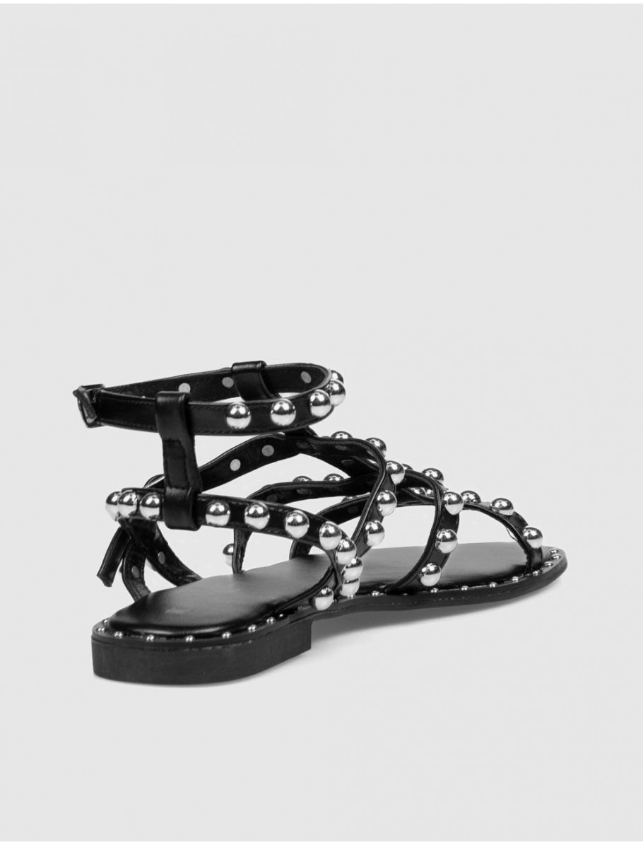 SANDALIA KAMOME TRENDS MUBA NEGRO