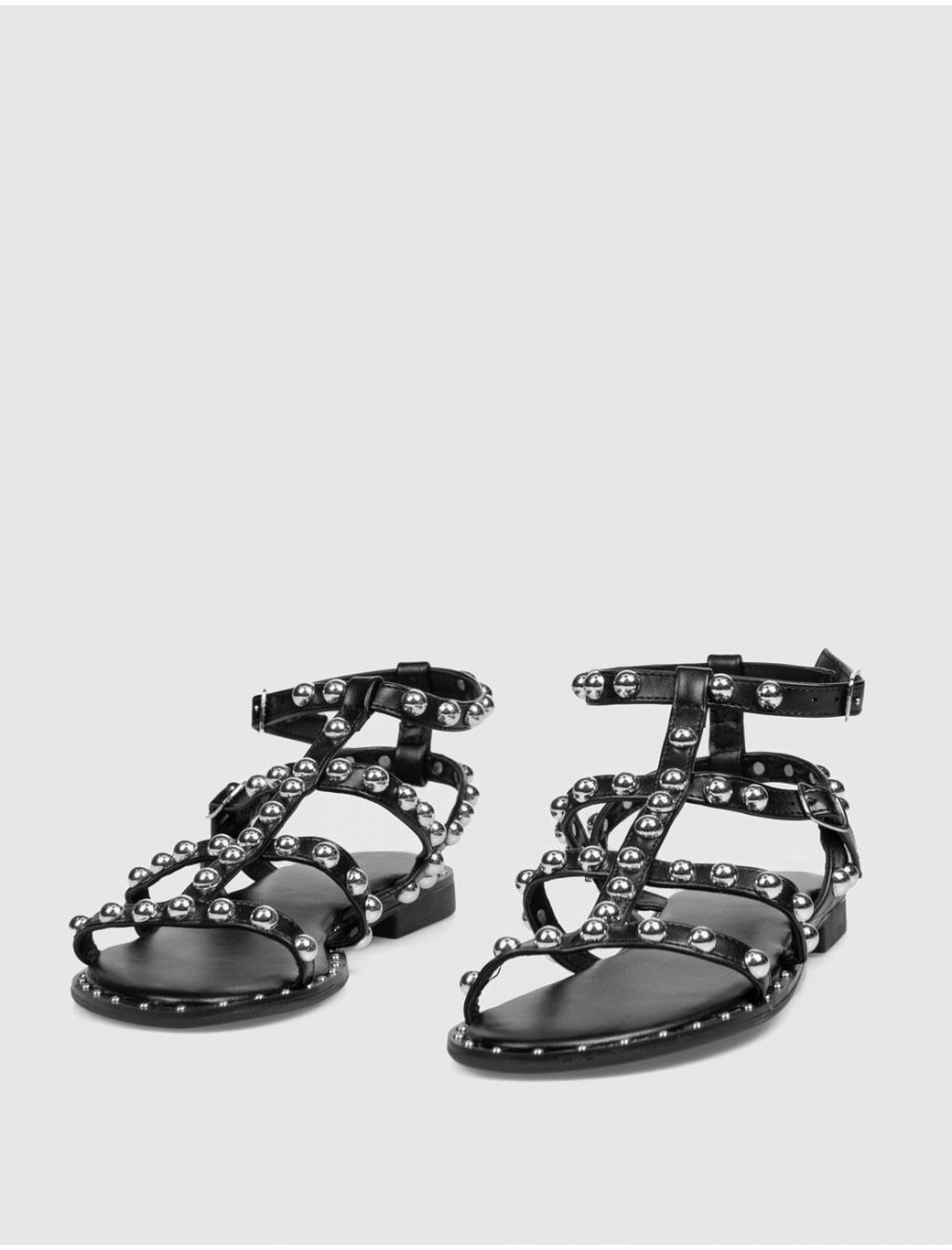 SANDALIA KAMOME TRENDS MUBA NEGRO
