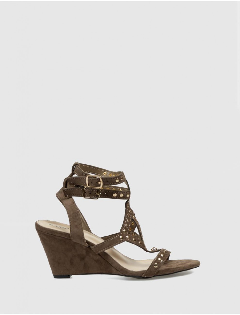 SANDALIA KAMOME TRENDS BOGA MARRoN