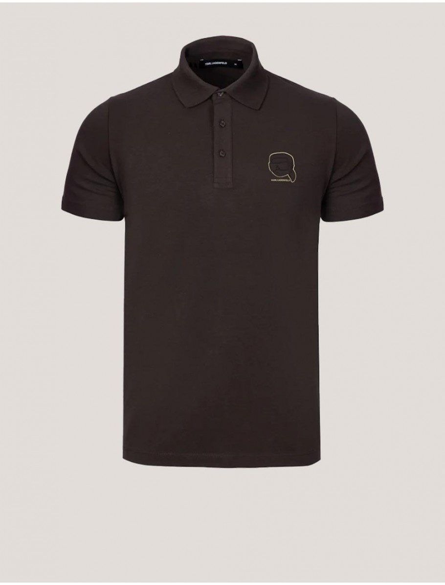 POLO KARL LAGERFED 745025 561235 MARRoN