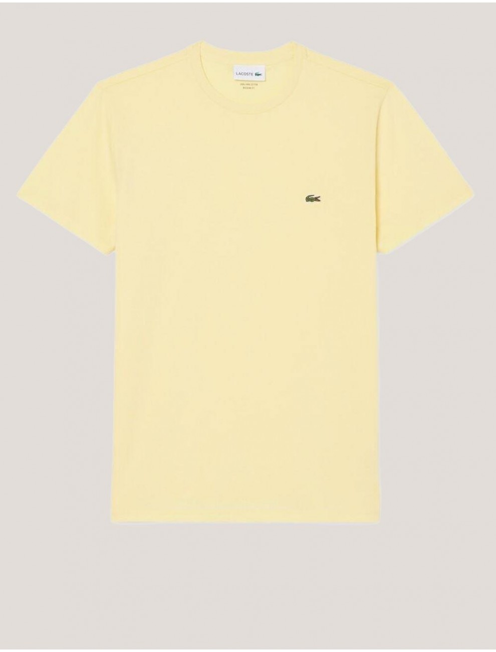 CAMISETA LACOSTE TEE SHIRT NATURAL