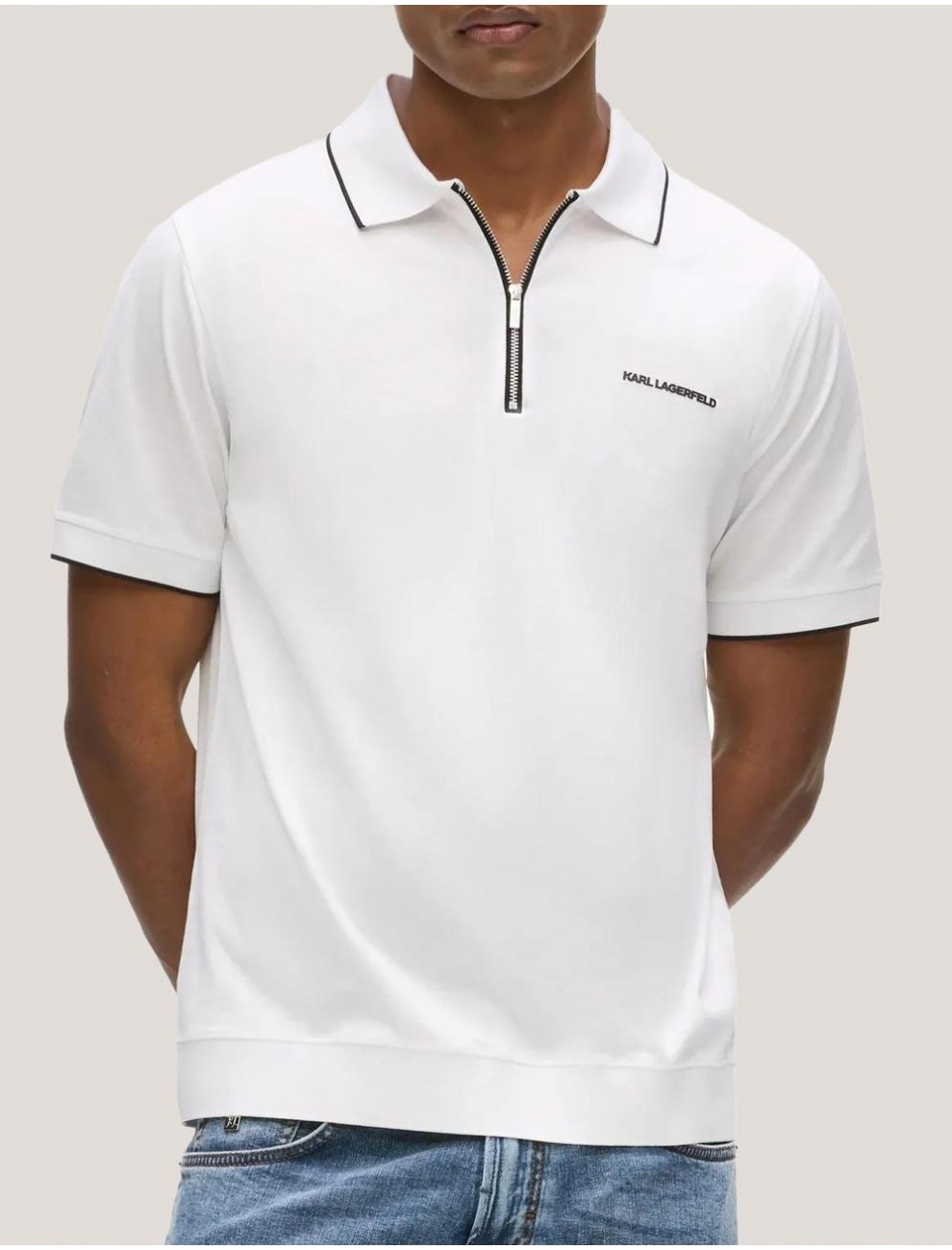 POLO KARL LAGERFED 745003 562200 BLANCO