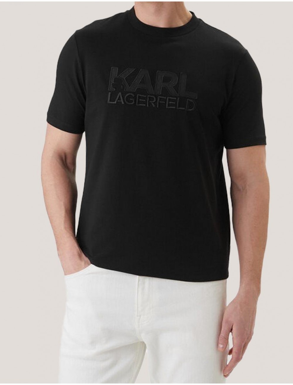 CAMISETA KARL LAGERFED 755035 562221 NEGRO