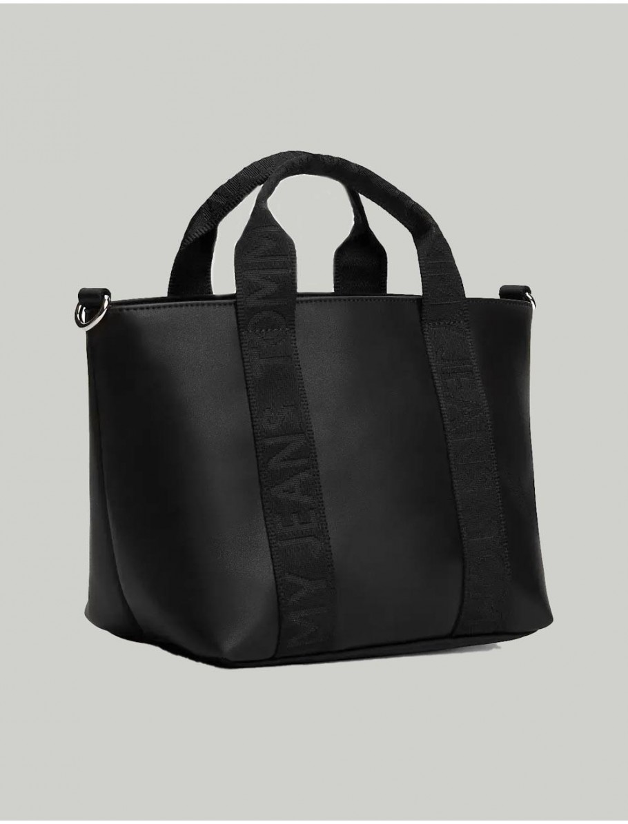 BOLSO TOMMY HILFIGER TJW DAILY ELEVATED MINI TOTE NEGRO