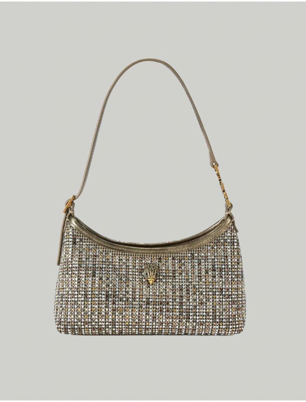 BOLSO KURT GEIGER FABRIC KURT SLING MARRoN