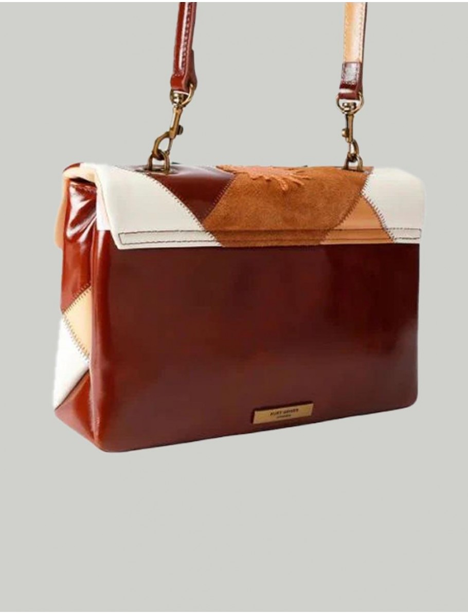 BOLSO KURT GEIGER MINI KENSINGTON ST MARRoN