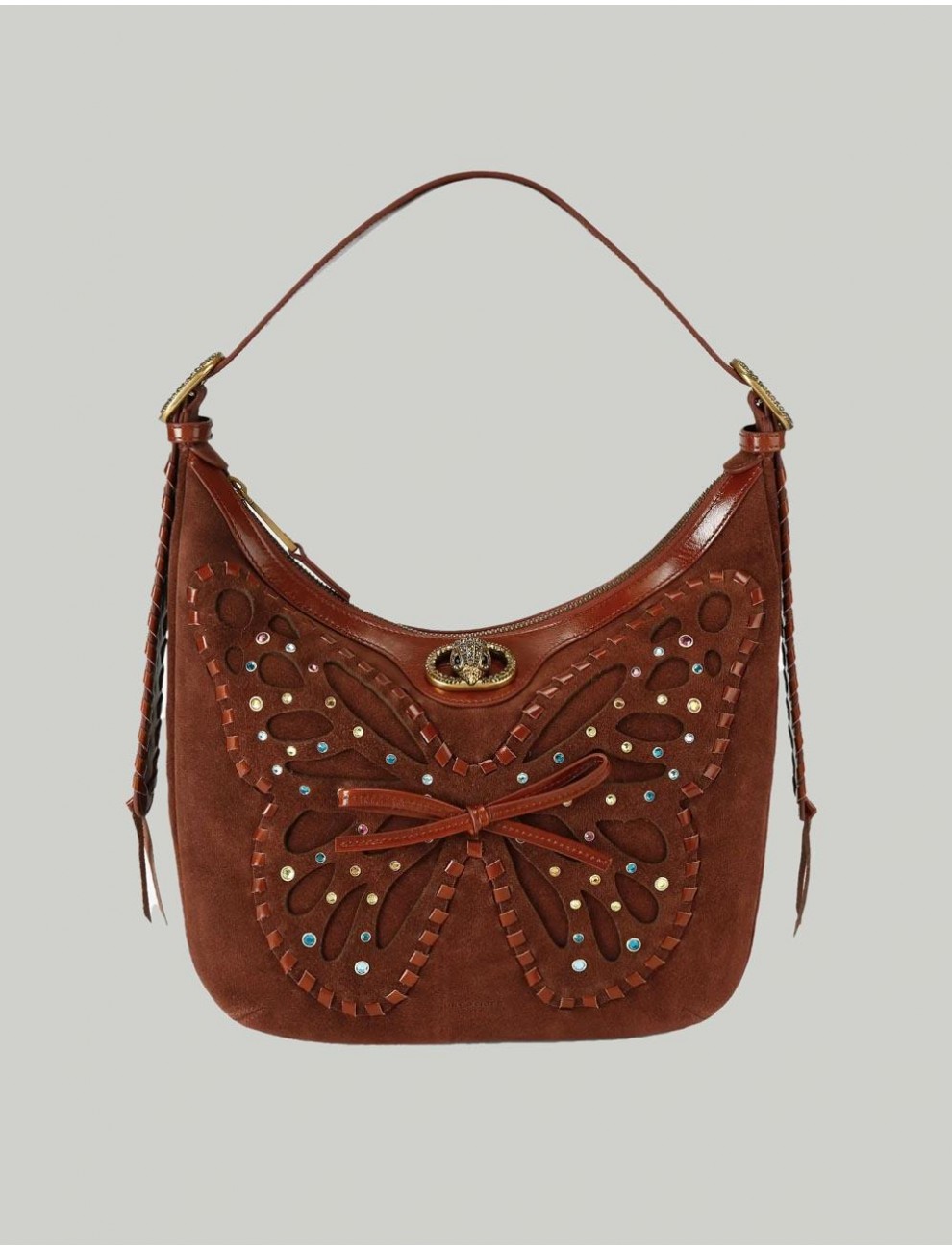 BOLSOKURT GEIGER CHELSEA S HOBO BUTTERFLY MARRoN