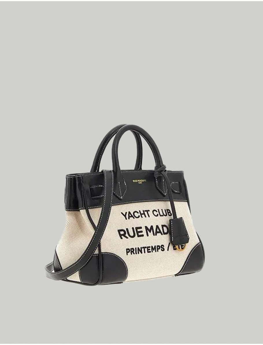 BOLSO RUE MADAM PARIS RIVIERA MINI TOTE NEGRO