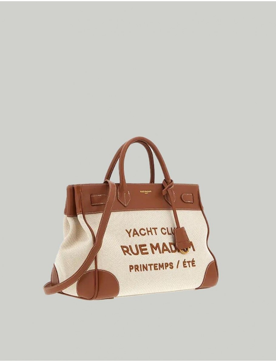 BOLSO RUE MADAM PARIS RIVIERA MINI TOTE MARRoN