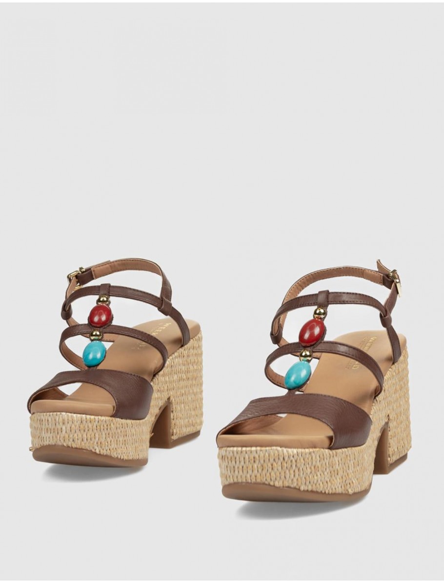 SANDALIA WEEKEND 16450 MARRoN