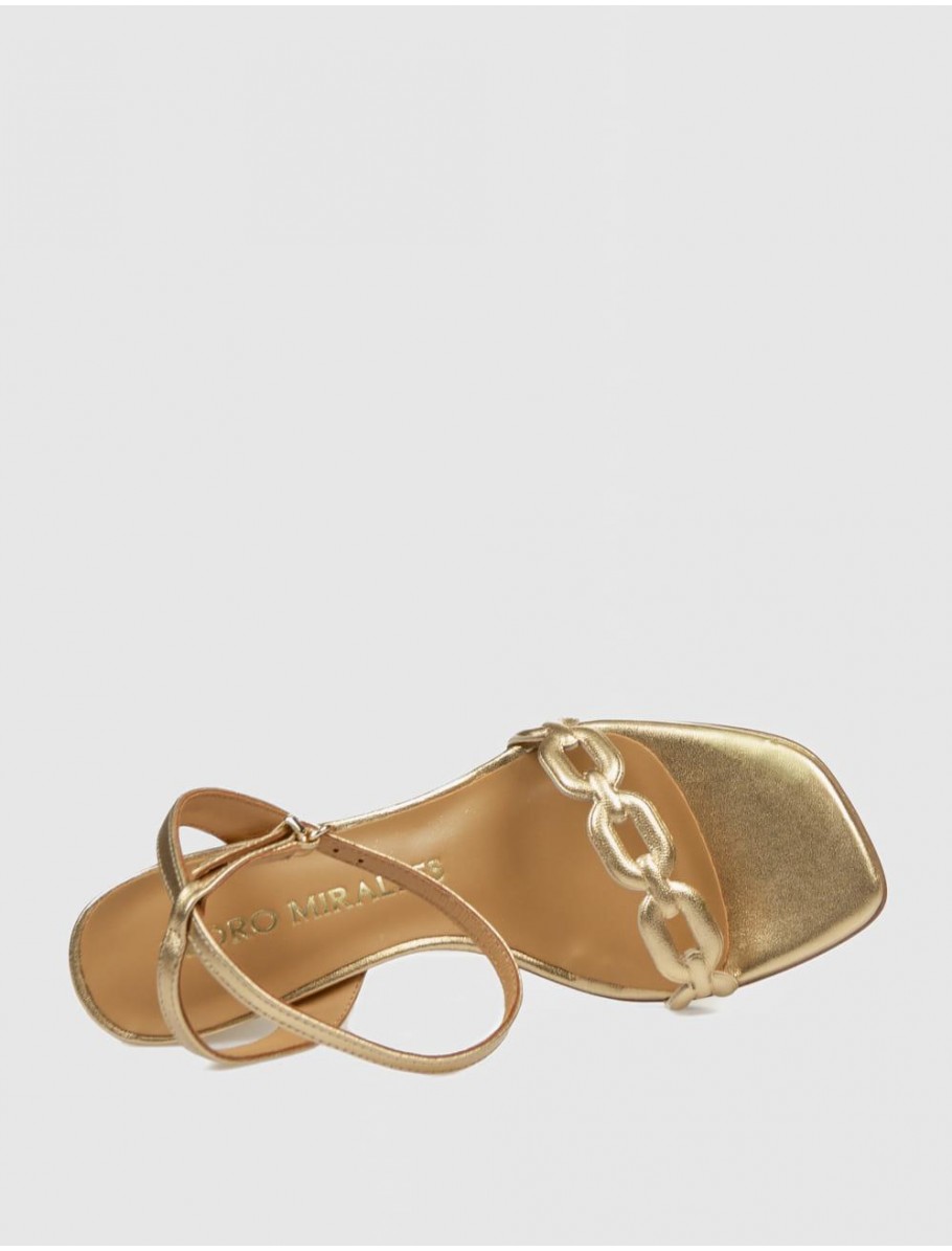 SANDALIA PEDRO MIRALLES 18286 ORO