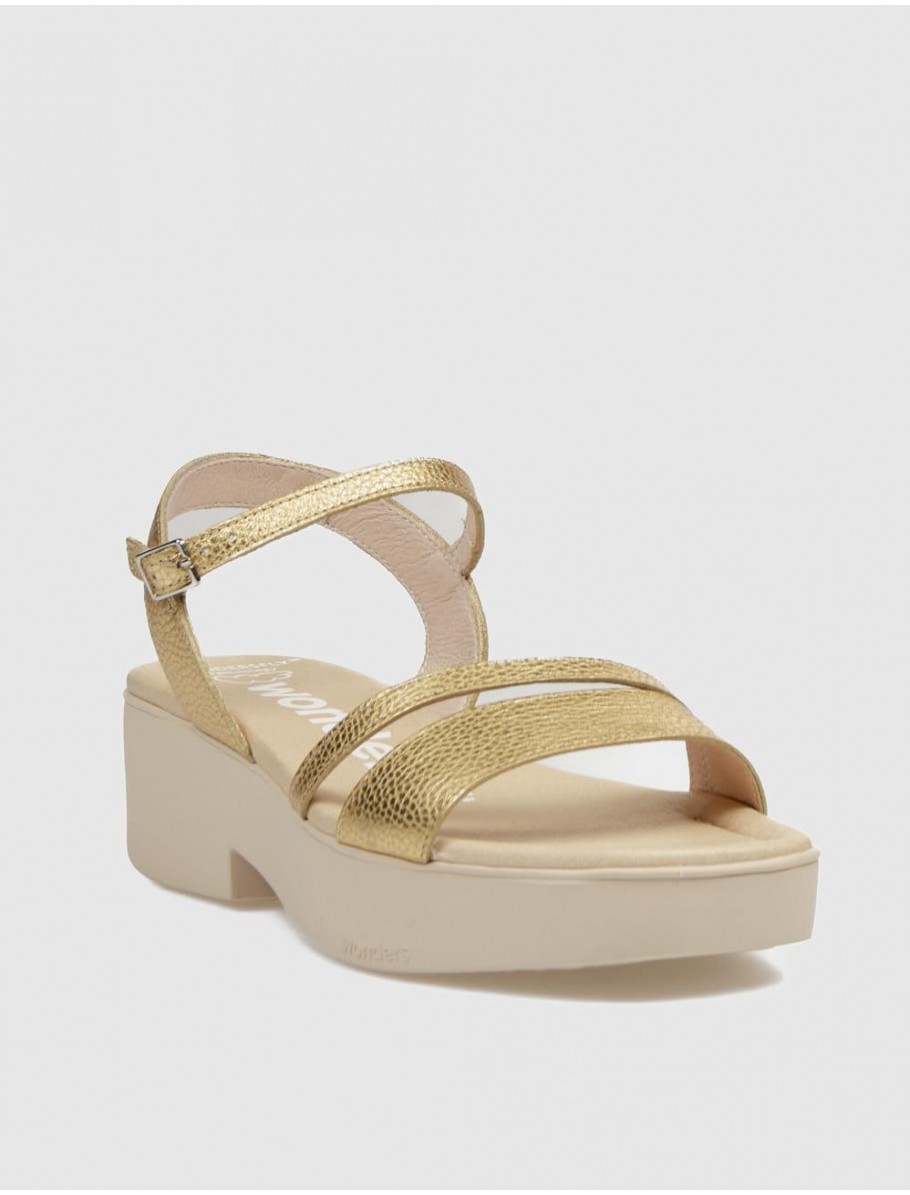SANDALIA WONDERS B 1001 ORO