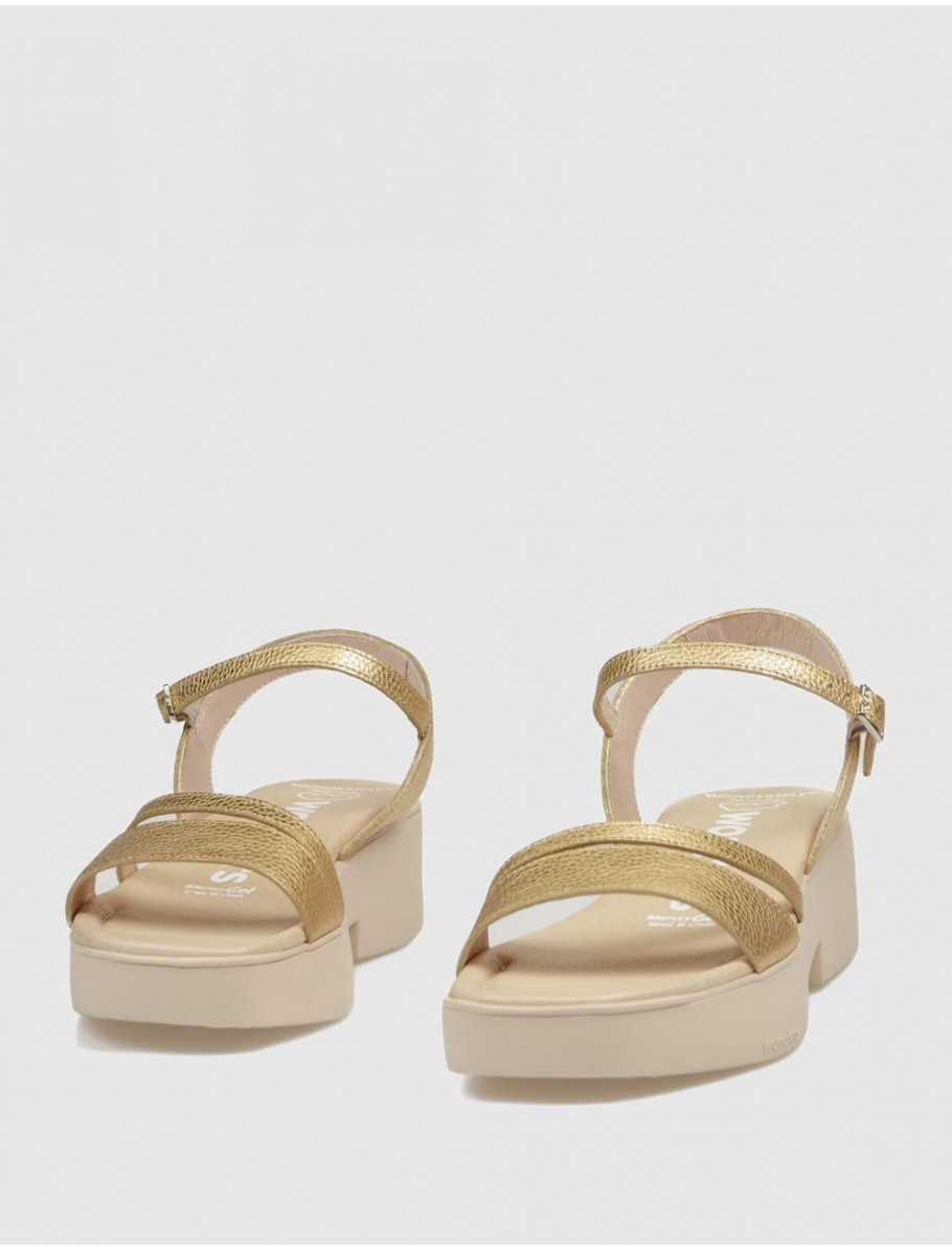 SANDALIA WONDERS B 1001 ORO
