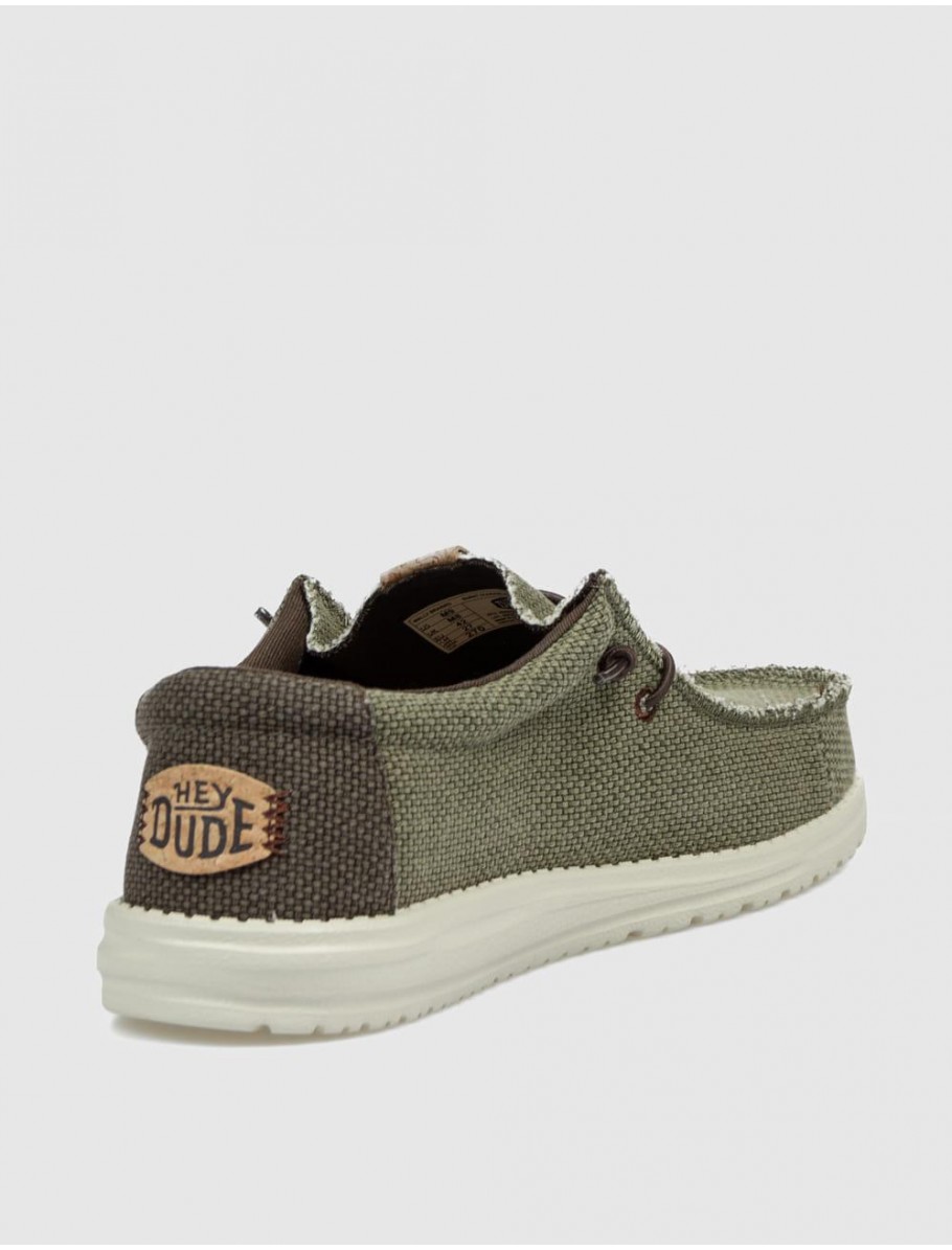 ZAPATILLA DUDE WALLY BRAIDED VERDE