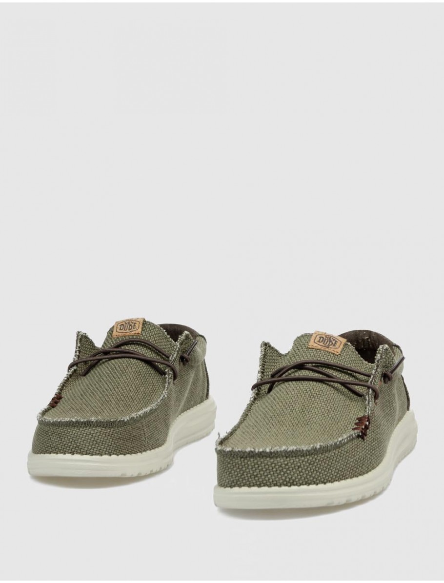 ZAPATILLA DUDE WALLY BRAIDED VERDE
