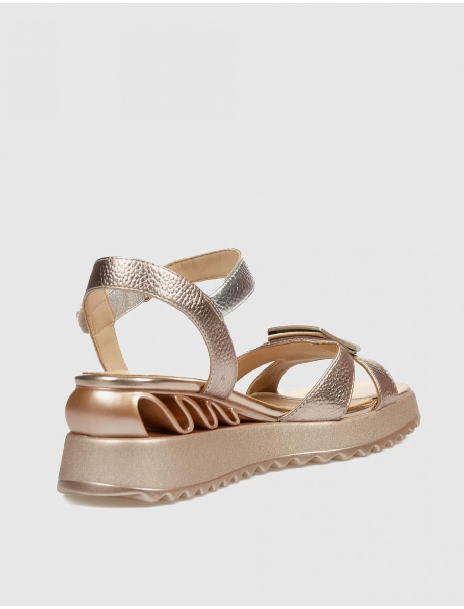 SANDALIA ROCKAWAY 85836C PLATINO