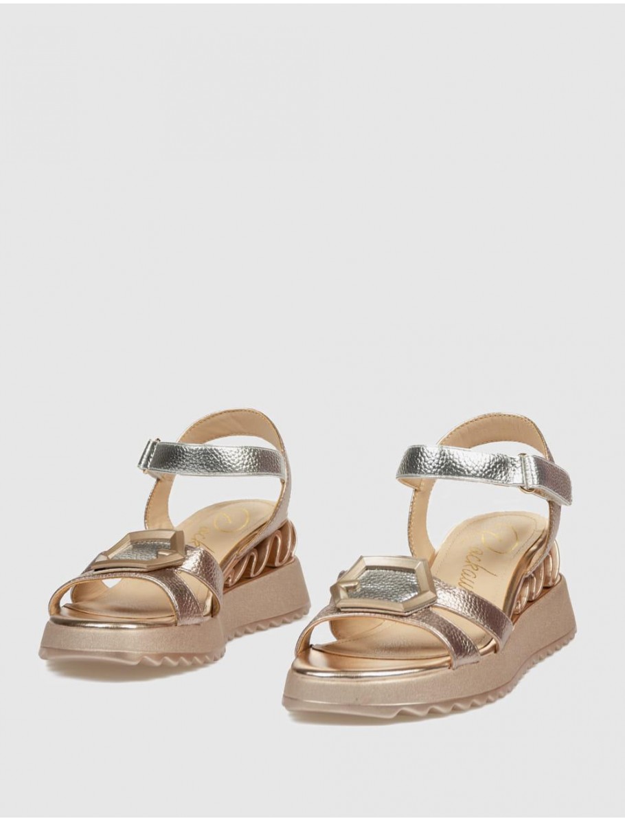 SANDALIA ROCKAWAY 85836C PLATINO