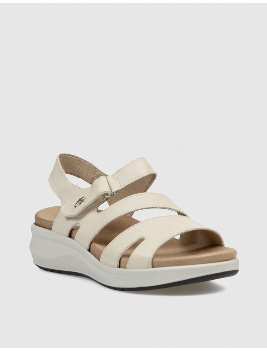 SANDALIA FLUCHOS F1478 BEIG