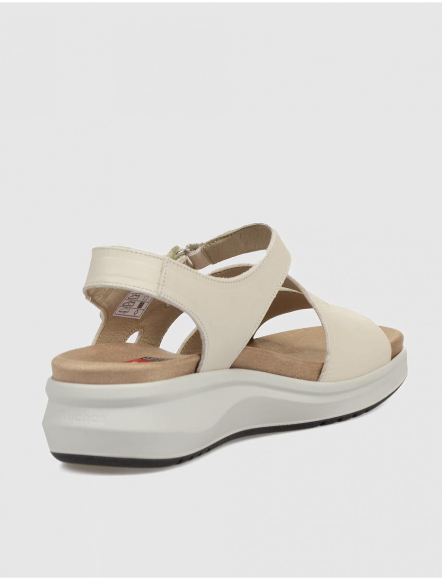 SANDALIA FLUCHOS F1478 BEIG