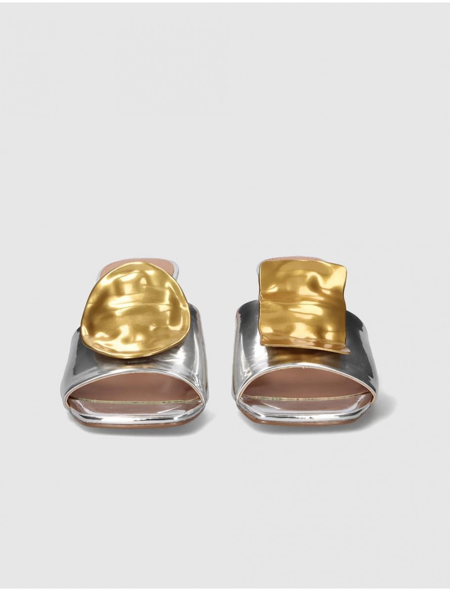 SANDALIA EXE NINA 212 PLATA
