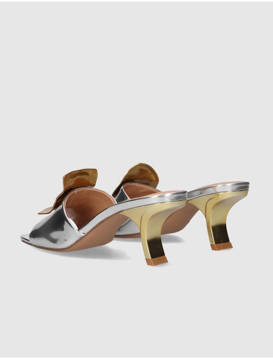 SANDALIA EXE NINA 212 PLATA
