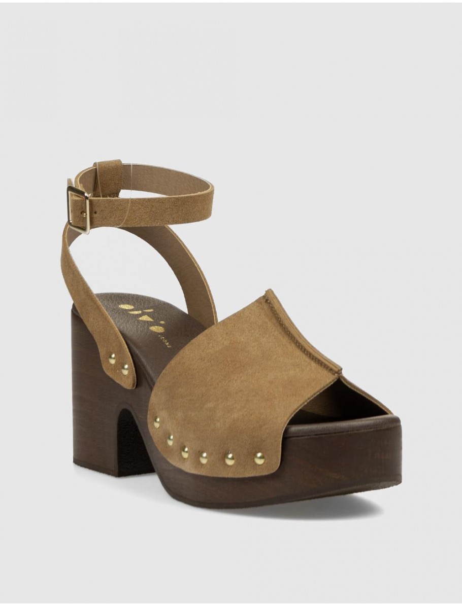 SANDALIA OBVIO SHOES SORAYA CUERO