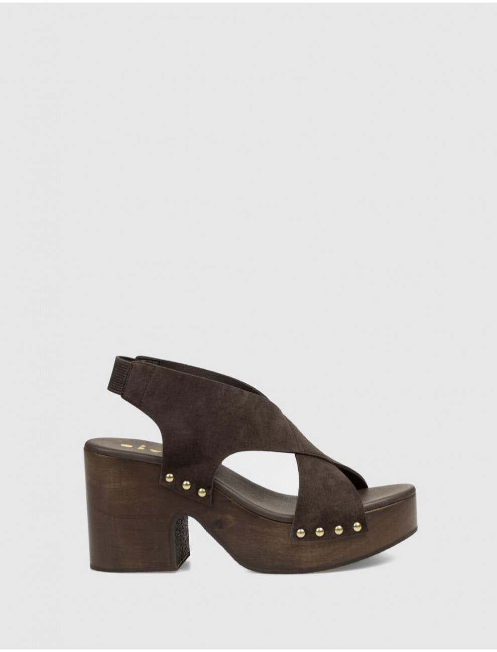 SANDALIA OBVIO SHOES RAQUEL MARRoN