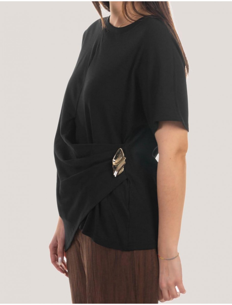 CAMISETA OBVIO NOLIRA NEGRO