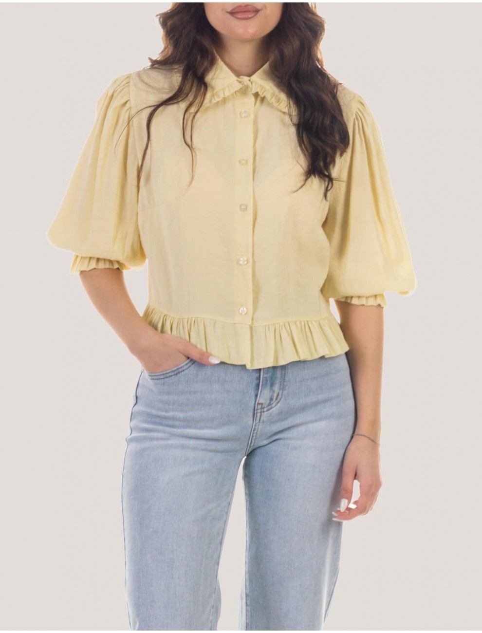 CAMISA OBVIO CINIA AMARILLO
