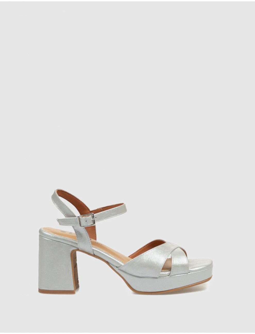 SANDALIA OBVIO SHOES DANAE PLATA