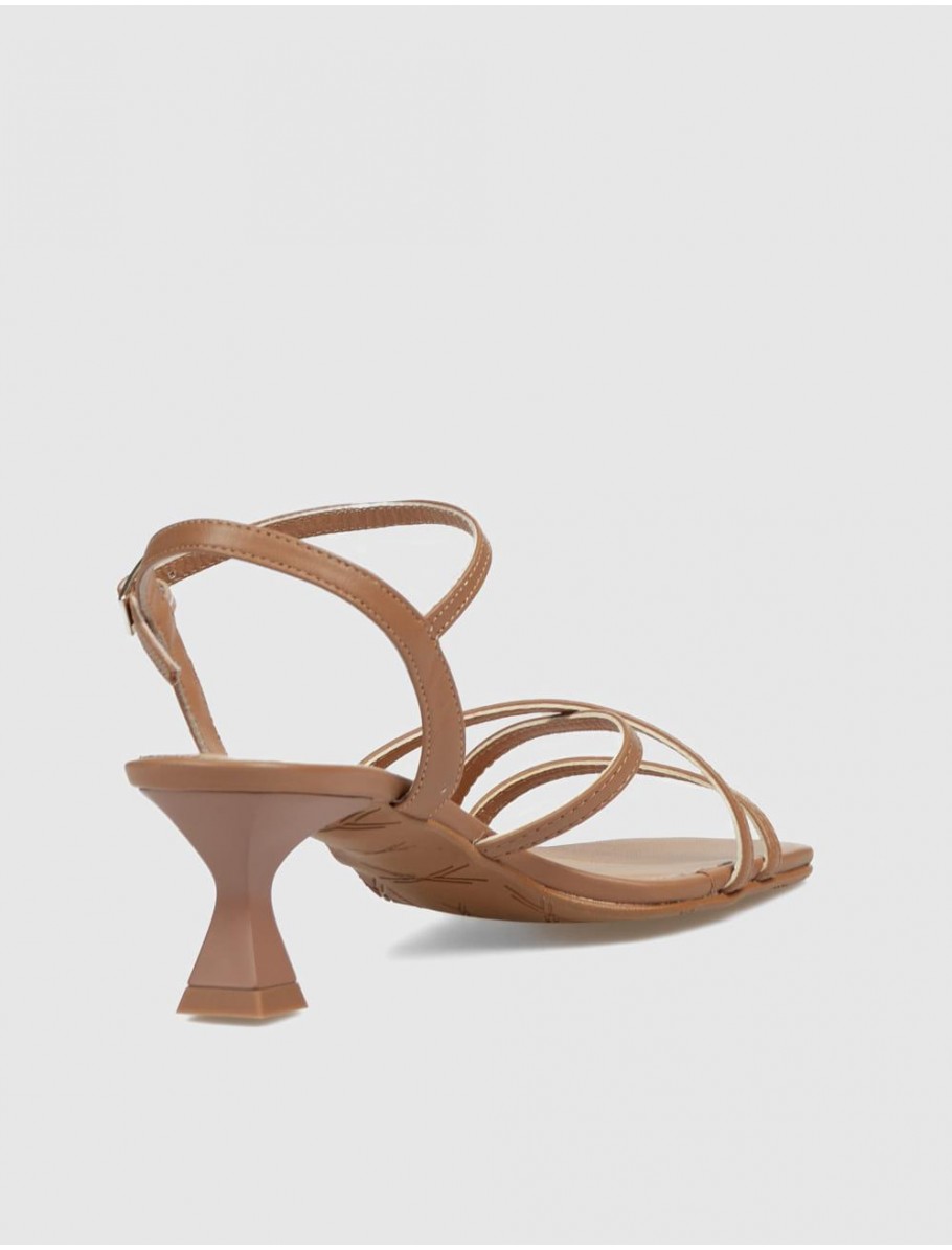 SANDALIA OBVIO SHOES KHALI CUERO