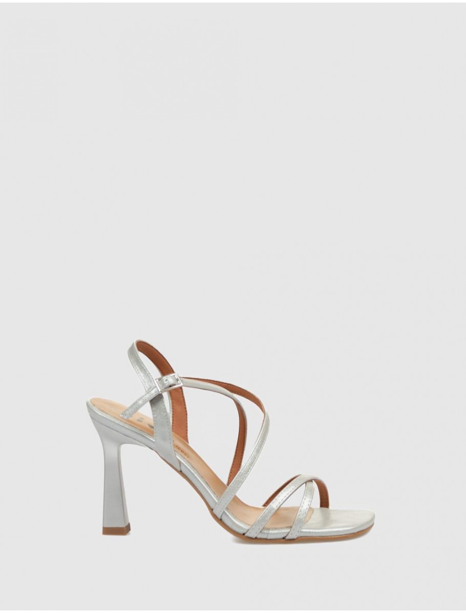 SANDALIA OBVIO SHOES EBLA PLATA