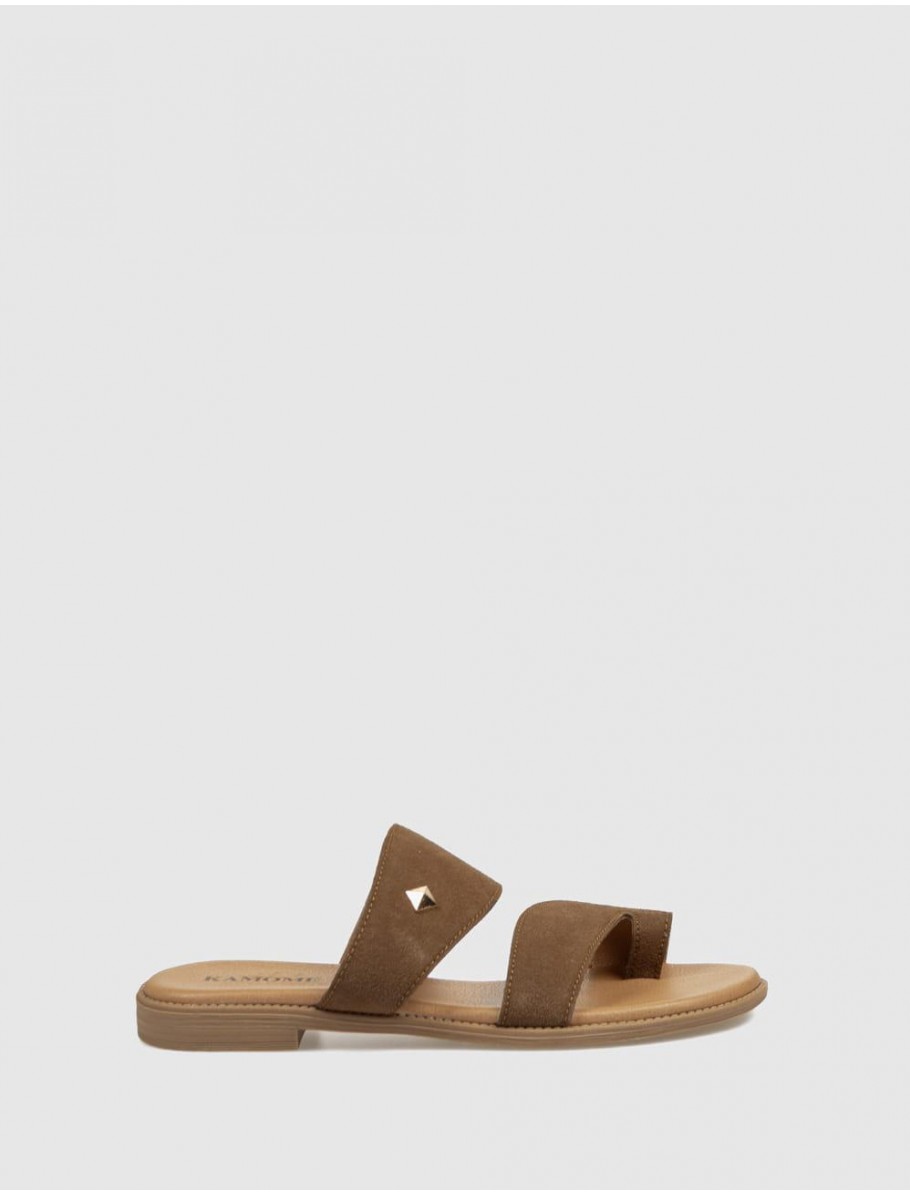 SANDALIA KAMOME TRENDS LISA MARRoN