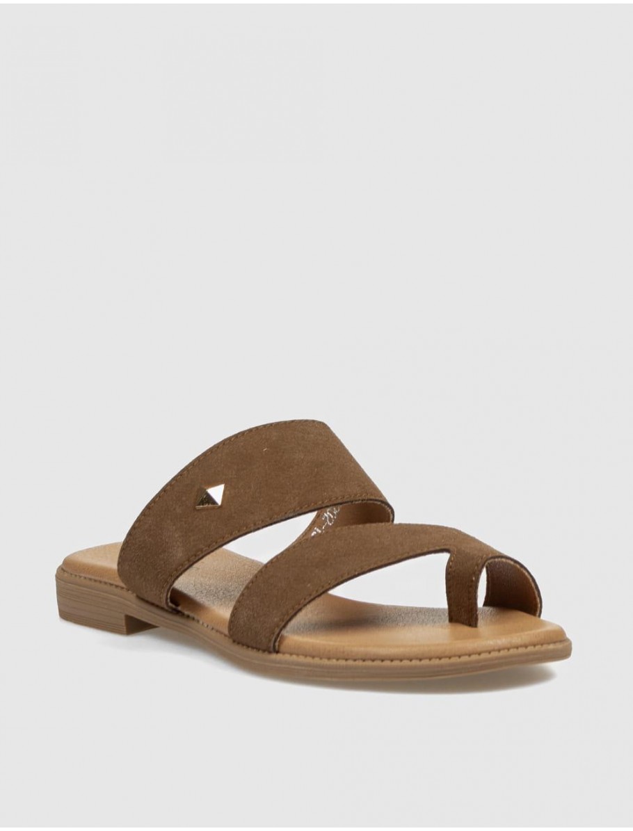 SANDALIA KAMOME TRENDS LISA MARRoN