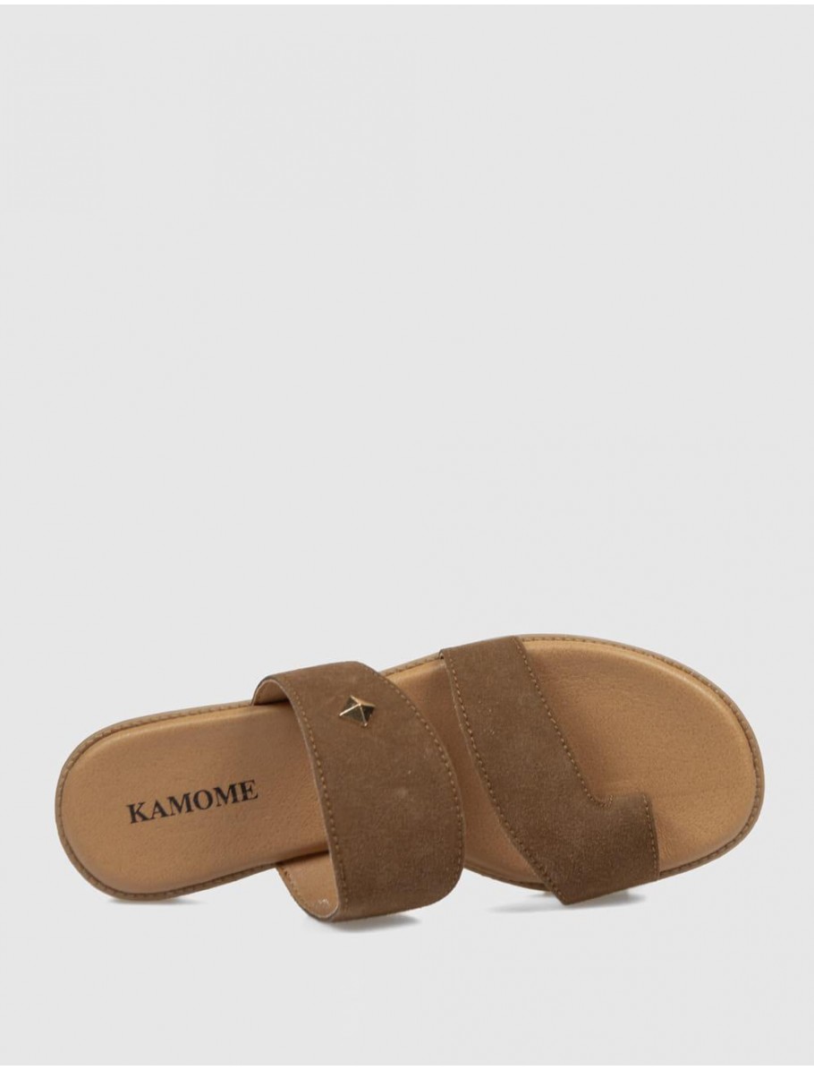 SANDALIA KAMOME TRENDS LISA MARRoN